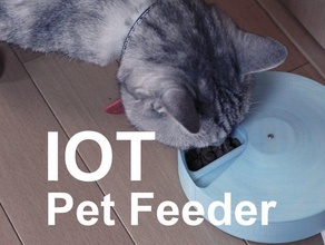 iot pet feeder pets cat smart home 3d print model - Mito3D