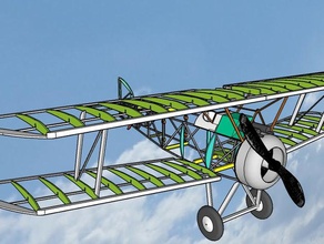 sopwith camel modello modelli aereo ww1 3d print model - Mito3D