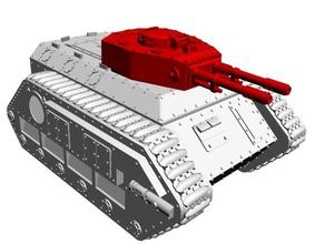 28 mm imparatorluk evrensel taret araç 40k alternatif zırh chimera dönüşüm leman russ minyatür model predator tank warhammer 3d print model - Mito3D
