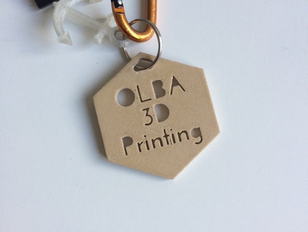olba stampa 3d portachiavi 3D print model - Mito3D