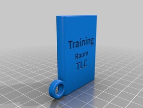 tr-raum 2 i portachiavi personalizzato 3d print model - Mito3D