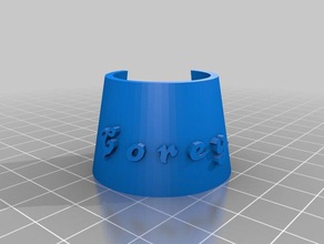 my customized customizer-enabled bottle name tag generator corey food drink 3d print model - Mito3D