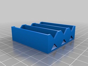 3 aaa soporte de batería personalizado electrónica 3d print model - Mito3D