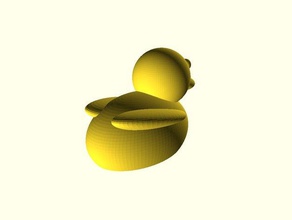 duck animals 3d print model - Mito3D
