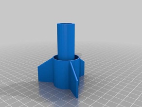 foguete nariz cone mecânico brinquedos 3d print model - Mito3D