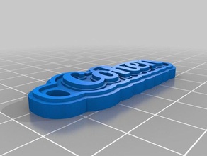 cohen keychains customized 3d print model - Mito3D