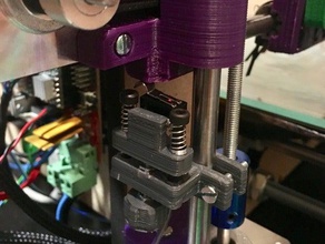 endstop holder without screws 3d printer parts 3d print model - Mito3D