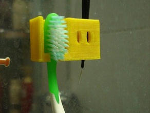 unico spazzolino da denti gancio scovolino spazio i contenitori caso titolare 3d print model - Mito3D