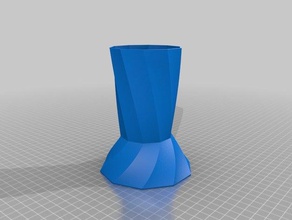 meine angepasste cool spiral vase Dekor 3d print model - Mito3D