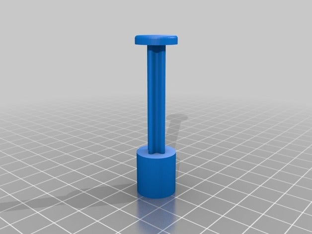 syringe plunger flux electronics 3D print model - Mito3D