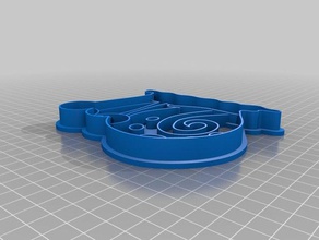 gary cortador de galletas cocina comedor bob esponja 3d print model - Mito3D