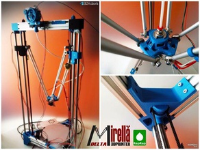 mirella delta 3dprinter yazıcılar 3d yazıcı daghizmo d3dp reprap İtalya 3d print model - Mito3D