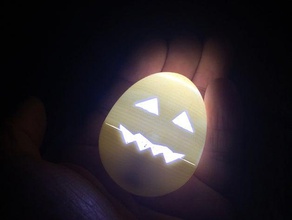 halloween œuf 3d l'impression 3d print model - Mito3D