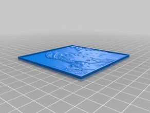 ci meine angepasste lithophane parametrisiert Länge Dicke 2d Kunst 3d print model - Mito3D