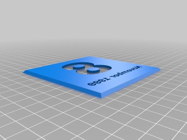 il mio personalizzato data 99goodreason arredamento 3D print model - Mito3D