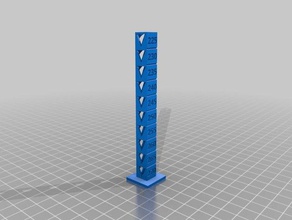 calibração de temperatura torre nylon 3d impressão testes personalizado 3d print model - Mito3D