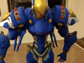 action pharah people figure blizzard fps overwatch 3d print model - Mito3D