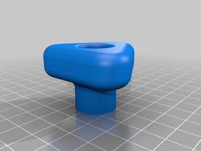 curvy bouton étoile n&deg2 pièces personnalisé 3d print model - Mito3D