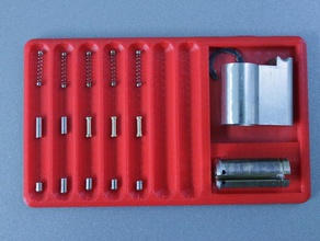 personalizzabile pinning vassoio strumento i titolari caselle serratura serrature locksport lock pick la raccolta di blocco picks 3d print model - Mito3D
