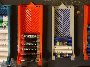 Batteriehalter aa aaa obi-pegboards Organisation 3d print model - Mito3D