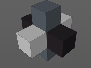 cross puzzle di blocco 3d print model - Mito3D