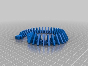 Spirale Bewegung der Fische in 30 Segmente - Spielzeug Spiele angepasst 3d print model - Mito3D