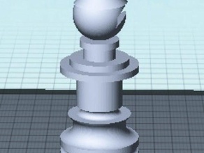 ajedrez obispo los juguetes juegos tablero de el rey del peón piezas la reina juego personalizador 3d print model - Mito3D