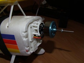 reely christen eagle fırçasız motor adaptörü rc araç uçak 3d print model - Mito3D