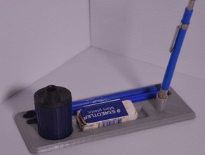 la redacción de lápiz pie art herramientas mecánico titular un staedtler 3d print model - Mito3D