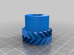 12 inch tube herringbone gear 3d printer extruders customized 3d print model - Mito3D