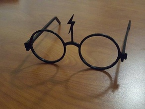 harry potter occhiali accessori 3d print model - Mito3D