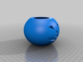 jack lantern bowl decor jack-o-lantern 3d print model - Mito3D