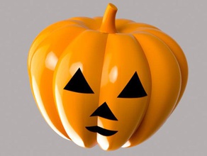 jack olantern art de halloween jack-o-lantern jackolantern pumkin 3d print model - Mito3D