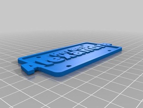 ela bor alexandra rom da placa sinais logotipos personalizado 3d print model - Mito3D