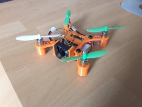 mini quad rc vehicles drone garden hubsan quadcopter racer 3d print model - Mito3D