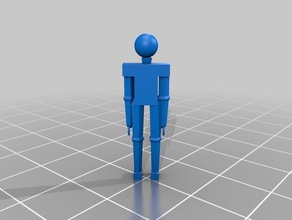 meine angepasste beweglich Figur Skulpturen 3d print model - Mito3D