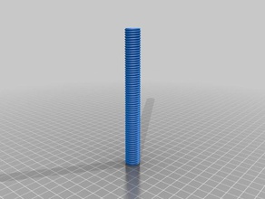 125mm threaded rod parts customized 3d print model - Mito3D