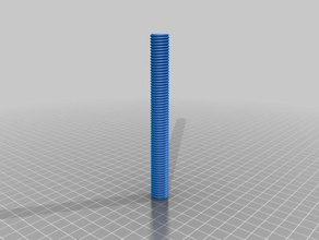 125mm asta filettata parti personalizzato 3d print model - Mito3D