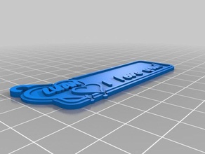 luan keychains customized 3d print model - Mito3D
