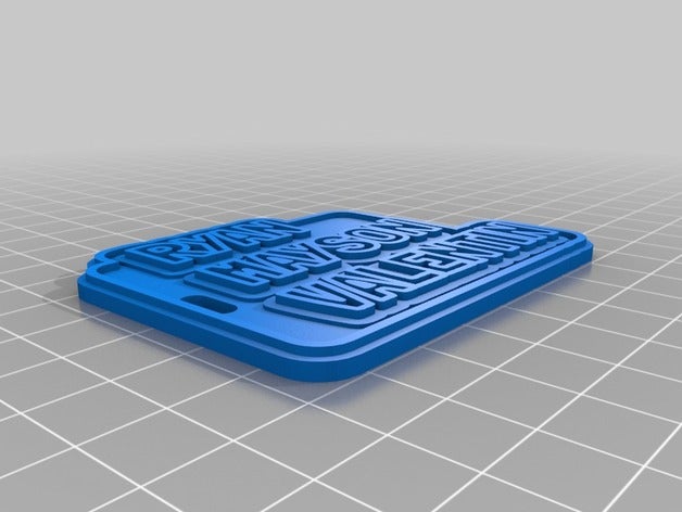 rayanmaysonvalenyin keychains customized 3D print model - Mito3D