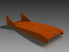 skimmer pltw engineering design model ground-effects hovercraft vehicle 3d print model - Mito3D