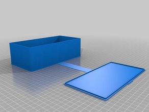 chess case containers customized 3d print model - Mito3D