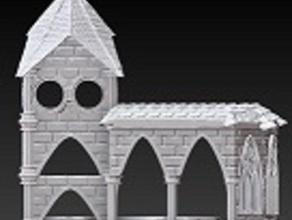 chrismas pyramid other building christmas church 3d print model - Mito3D