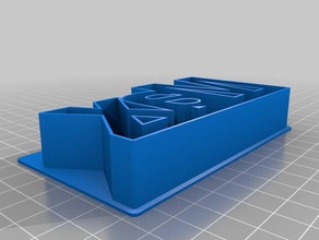 max kurabiye kalıbı mutfak yemek özelleştirilmiş 3d print model - Mito3D