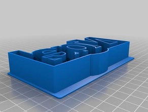 nigel kurabiye kalıbı mutfak yemek özelleştirilmiş 3d print model - Mito3D