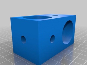 rod double block engineering customized 3d print model - Mito3D
