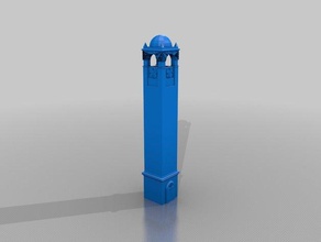 la torre del reloj de los edificios estructuras 3d print model - Mito3D