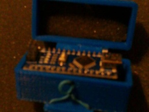nano simple y caja de seguridad diy arduino caso 3d print model - Mito3D