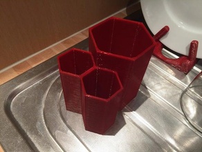 çatal süzgeçli mutfak yemek lavabo 3d print model - Mito3D