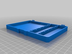 box 6 kleinen Schraubendreher tool Inhaber - Boxen Organisation 3d print model - Mito3D